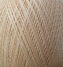 Glans katoen creme 100 grams bol / ca . 500 meter