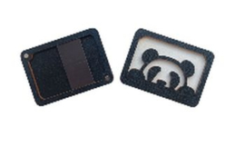 Houten naaldendoosje PANDA met magneet