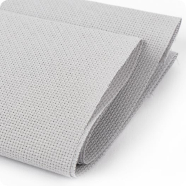 Aida 14 count Licht grijs - afmeting  31 x 40 cm