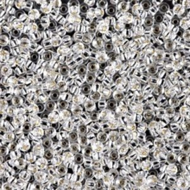 Miyuki Rocailles 11-0001 Crystal Silver Lined - 10 gram