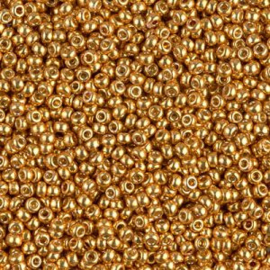 Miyuki Rocailles 11-4203 Yellow Gold Duracoat Galvanized- 10 gram