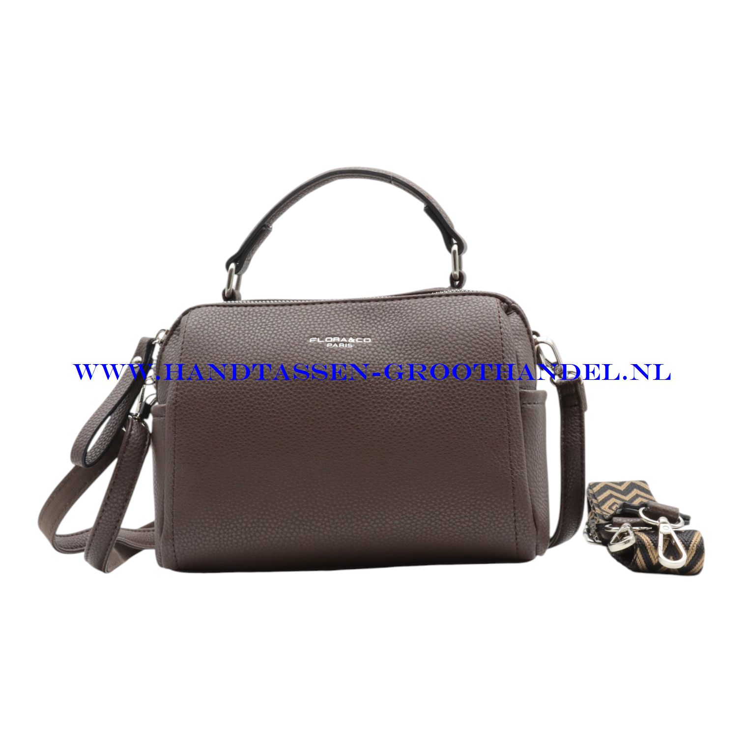 N40 Handtas Flora & Co 3608 chocolat