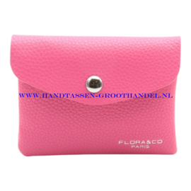 N60 portemonnee Flora & Co 8543 fuchsia
