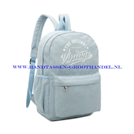 N88 Handtas Ines Delaure 1683363 ciel (blauw)