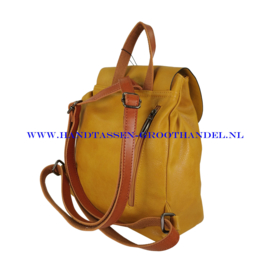 N107 Handtas Flora & Co 6735 moutarde (mosterd - geel)