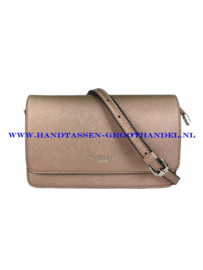N72 Handtas Flora & Co 8053 marron metal (bruin)