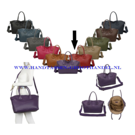 N72 weekendtas - handbagage Paolo Bags 357-5 rood