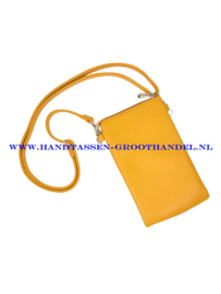 N24 crossbody telefoontasje Flora & Co H2589 moutarde (geel)