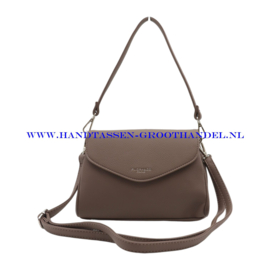 N73 Handtas Flora & Co 6939 taupe fonce