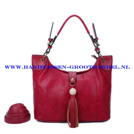 N40 Handtas Ines Delaure 1683035 framboise (rood)