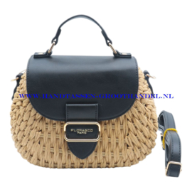 N73 Handtas Flora & Co c1061 zwart