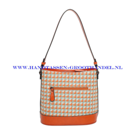 N117 Handtas Ines Delaure 1683788 oranje