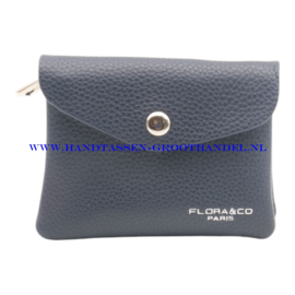 N60 portemonnee Flora & Co 8543 blauw