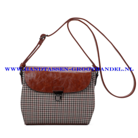 N73 Handtas Ines Delaure 1683103 choco (bruin)