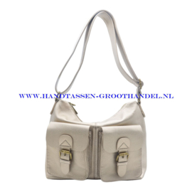 N73 Handtas Flora & Co 8516 taupe metal (goudkleurig)