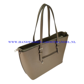 N39 Handtas Flora & Co 9126 taupe fonce (bruin)