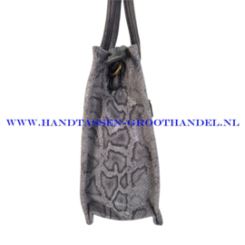 N69 Handtas Mandoline md-1271 metallic (grijs)