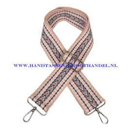 Fashionable handtasriem 358 zilver