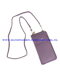 N33 portemonnee met telefoonvak Flora & Co 6016 violet (paars)