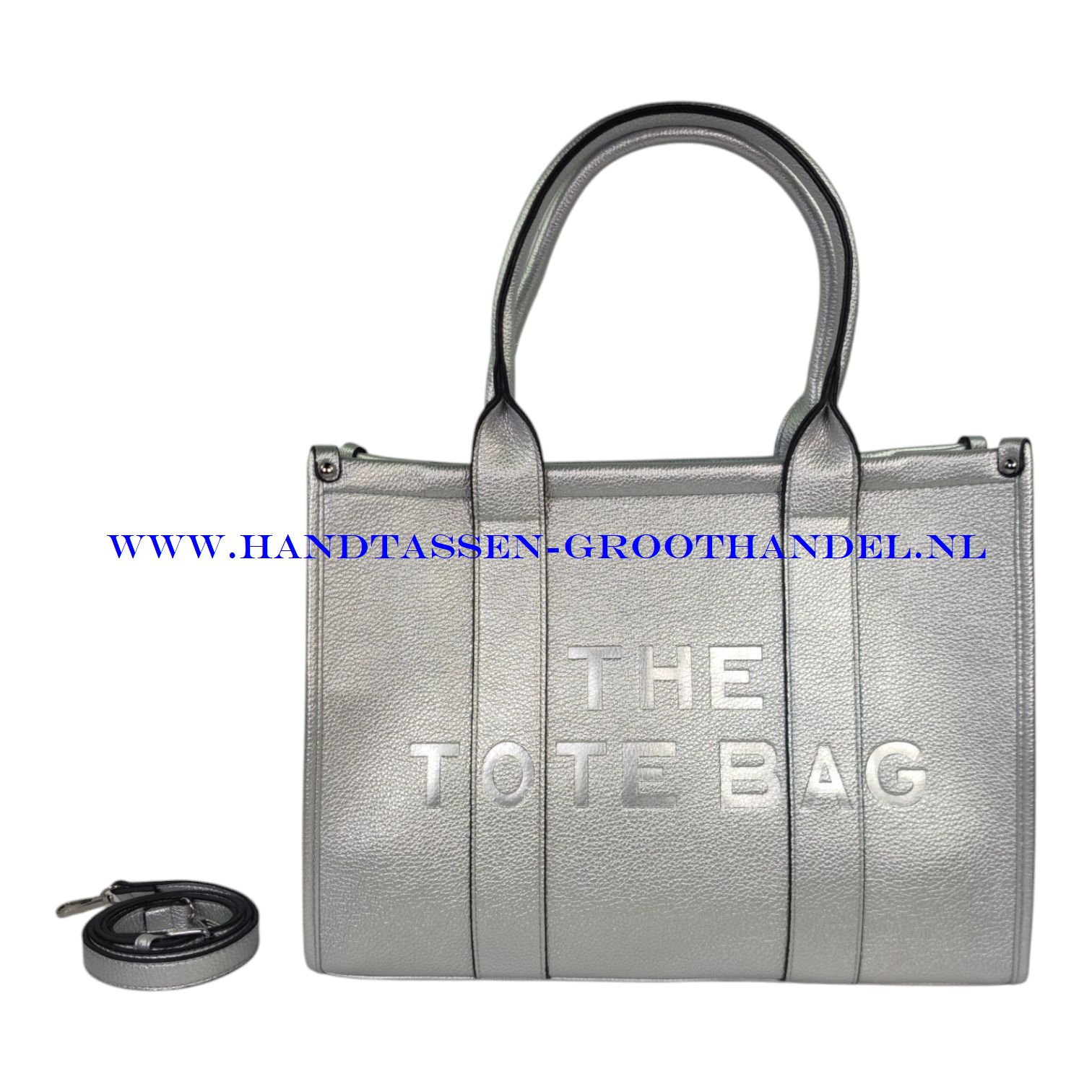 N41 Handtas Qischa L586A zilver