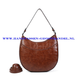 N117 Handtas Ines Delaure 1683028 choco (bruin)