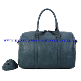 N41 Handtas Ines Delaure 1682779 petrol (blauw)