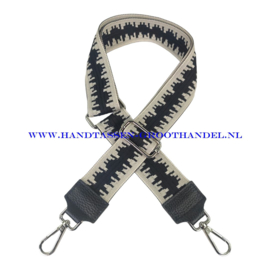 Fashionable handtasriem 419 zilver