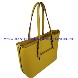 N39 Handtas Flora & Co F9126 moutarde 363 (geel)