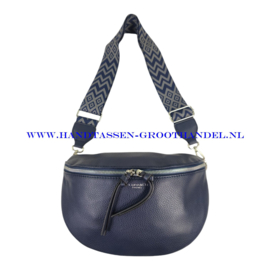 N32 Crossbody - Heuptas - Bumbag Flora & Co 6959 blauw