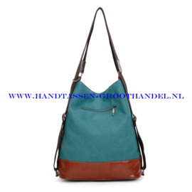 N72 Handtas Ines Delaure 1682690 emeraude (groen - blauw)