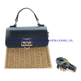 N73 Handtas Flora & Co c1055 zwart