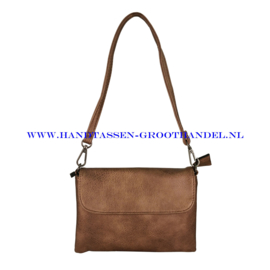 N20 Handtas Flora & Co h9158 marron metal (bruin)