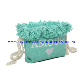 N87 Strandtas Ines Delaure 1685141 cyan (turqouise)