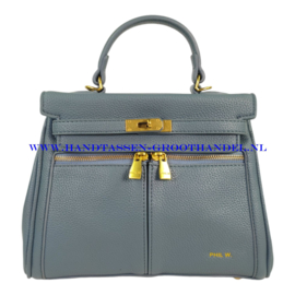 N32 handtas Phill W pw3540 blauw (jeans blauw)