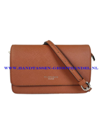 N72 Handtas Flora & Co 8053 camel (donker)