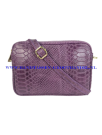 N73 crossbodytas - box  Qischa 9982 violet (paars)