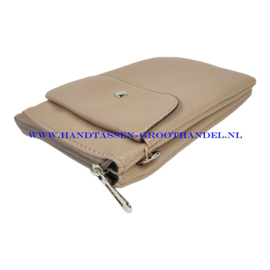 N25 crossbody telefoontasje Flora & Co 3639 beige taupe