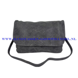 N73 Dubbele clutch met flap Eternel 6424 grijs