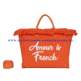 N32 Strandtas Ines Delaure 1685143 oranje