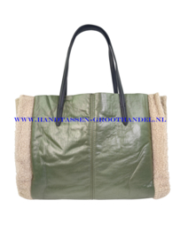 N42 Handtas Qischa 22877 kaki (groen)