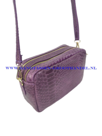 N73 crossbodytas - box  Qischa 9982 violet (paars)