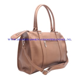 N82 Handtas Flora & Co 8533 marron metal (bruin metalic)