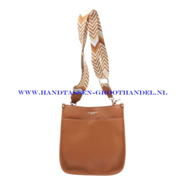 N103 Handtas Flora & Co 8578 camel