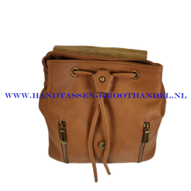 N107 Handtas Flora & Co 6735 camel