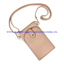 N24 crossbody telefoontasje Flora & Co H2589 beige taupe