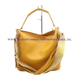 N71 Handtas Flora & Co 6966 moutarde (geel)