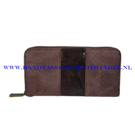 N27 portemonnee Mandoline 353 coffee (bruin)