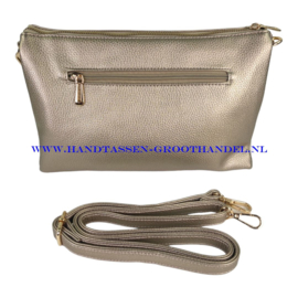 N73 Handtas Flora & Co 6936 taupe metal (bruin)