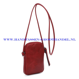 N20 Handtas Ines Delaure 1682588 marsala (rood)