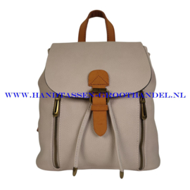 N107 Handtas Flora & Co 6735 beige